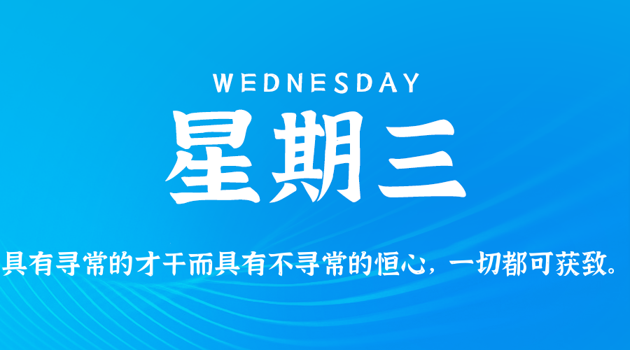 12日17日，星期三，在这里每天60秒读懂世界！