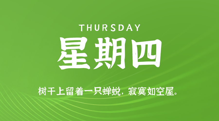 12日25日，星期四，在这里每天60秒读懂世界！