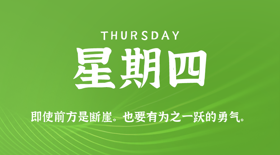 06日25日，星期四，在这里每天60秒读懂世界！